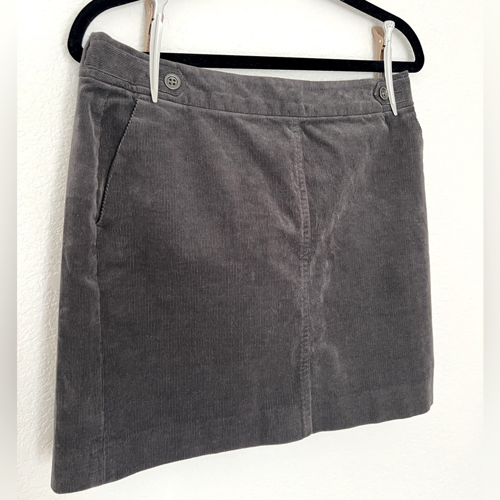 Banana Republic Corduroy Grey Skirt - Size 0